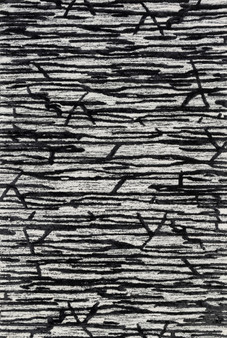 Loloi Juneau Ivory  Black 18 x 18 Sample Rug