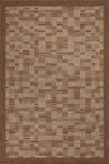 Loloi II Merrick Chestnut  Fiesta 18 x 18 Sample Rug