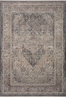 Loloi Lyra Denim  Pebble 18 x 18 Sample Rug