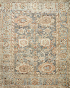 Loloi II Margot Ocean  Spice 18 x 18 Sample Rug