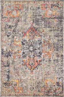 Loloi Medusa Taupe  Sunset 18 x 18 Sample Rug