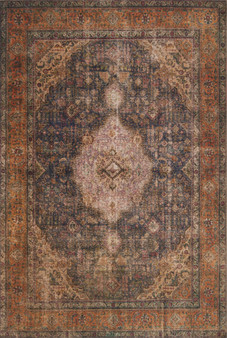 Loloi II Loren Plum  Multi 18 x 18 Sample Rug