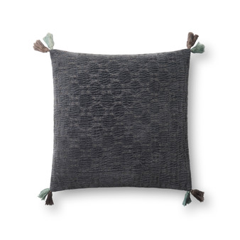 Loloi P0568 Charcoal 18 x 18 Cover Only Pillow