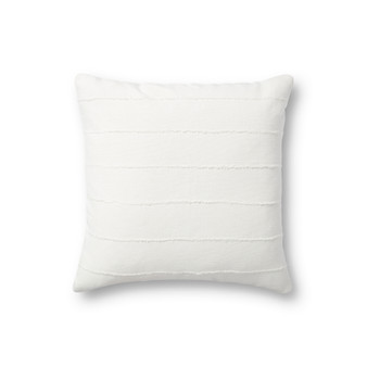 Jean Stoffer x Loloi Julia Ivory 18 x 18 Cover Only Pillow