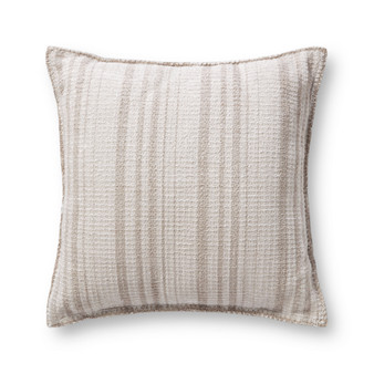 Chris Loves Julia x LoloiPCJ0004 Ivory  Beige 22 x 22 Pillow