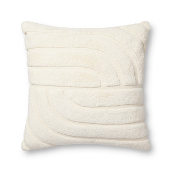 Loloi II PLL0110 Ivory 22 x 22 Cover Only Pillow