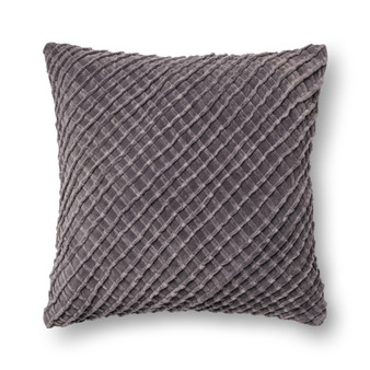 Loloi P0125 Charcoal 22 x 22 Cover Only Pillow