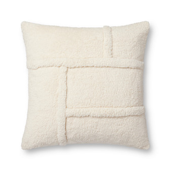 Loloi II PLL0111 Ivory 22 x 22 Cover Only Pillow