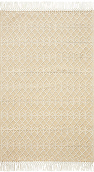 Loloi II Noelle Ivory  Gold 18 x 18 Sample Rug