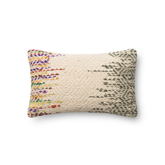 Loloi P0282 Multi 13 x 21 Cover wPoly Pillow