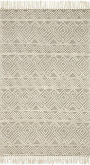 Loloi II Noelle Ivory  Grey 18 x 18 Sample Rug