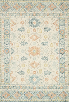 Loloi Norabel Ivory  Multi 18 x 18 Sample Rug