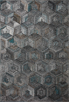 Loloi Prescott Metal 18 x 18 Sample Rug