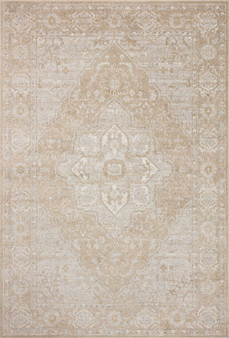 Loloi II Odette Beige  Silver 18 x 18 Sample Rug