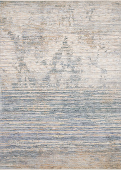 Loloi Pandora Ivory  Blue 18 x 18 Sample Rug