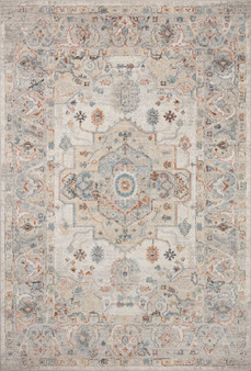 Loloi II Odette Ivory  Multi 18 x 18 Sample Rug