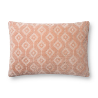 Loloi II P0866 Blush 16 x 26 Cover wPoly Pillow