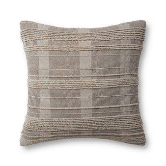 Jean Stoffer x Loloi Marjorie Stone 22 x 22 Cover wPoly Pillow