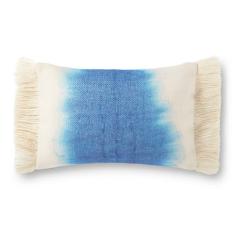 Loloi P0923 Blue 13 x 21 Cover wPoly Pillow