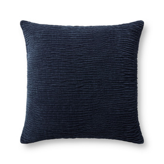 Loloi Navy 22 x 22 Cover wPoly Pillow