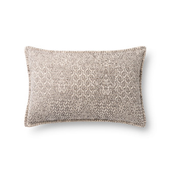 Loloi P0888 Beige 13 x 21 Cover wPoly Pillow