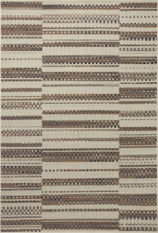 Loloi II Rainier Ivory  Taupe 18 x 18 Sample Rug