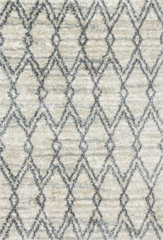 Loloi Quincy Sand  Graphite 18 x 18 Sample Rug