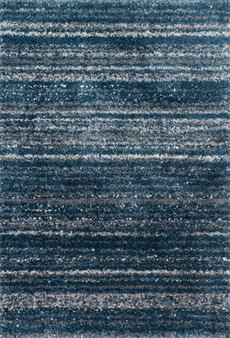 Loloi Quincy Navy  Pewter 18 x 18 Sample Rug