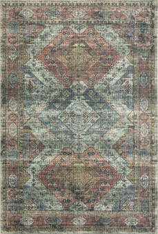 Loloi II Skye Apricot  Mist 18 x 18 Sample Rug