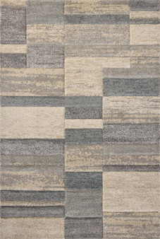 Loloi Silas Slate  Sand 18 x 18 Sample Rug