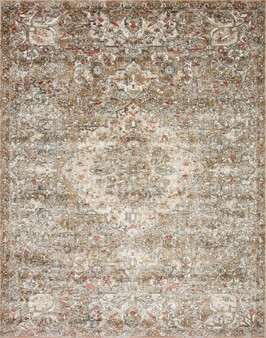 Loloi II Saban Straw  Beige 18 x 18 Sample Rug