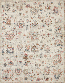 Loloi II Saban Ivory  Multi 18 x 18 Sample Rug