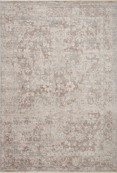 Loloi Sonnet Silver  Natural 18 x 18Sample Rug