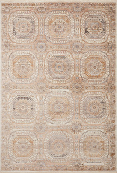 Loloi Sonnet Apricot  Multi 18 x 18Sample Rug