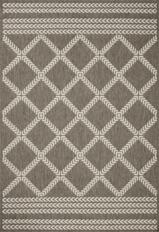 Loloi II Rainier Natural  Ivory 18 x 18 Sample Rug (1)