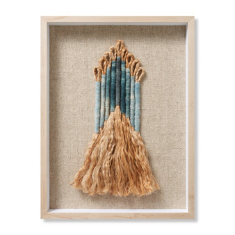 Loloi Ashley Beige  Blue 1-7 x 2-1 Wall Art