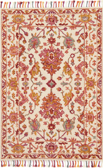 Loloi Zharah Berry 18 x 18 Sample Rug