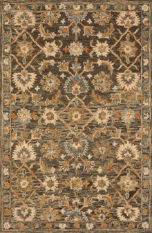 Loloi Victoria Dk Taupe  Multi 18 x 18 Sample Rug