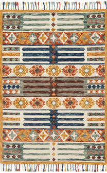 Loloi Zharah Santa Fe Spice 18 x 18 Sample Rug