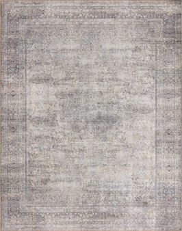 Loloi II Wynter Silver  Charcoal 18 x 18 Sample Rug