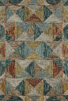 Loloi II Spectrum Lagoon  Spice 18 x 18 Sample Rug