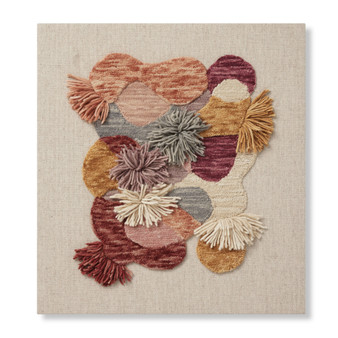 Loloi Abstract - Berry Multi 3-1 x 3-4 Wall Art