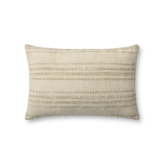 Brigette Romanek PBR0006 Beige  Natural 13 x 21 Cover Only Pillow