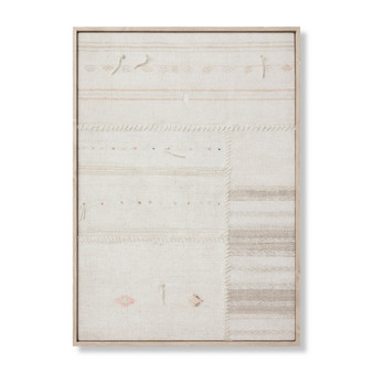 Loloi Rejuvinated Beige  Brown 2-4 x 3-3 Wall Art