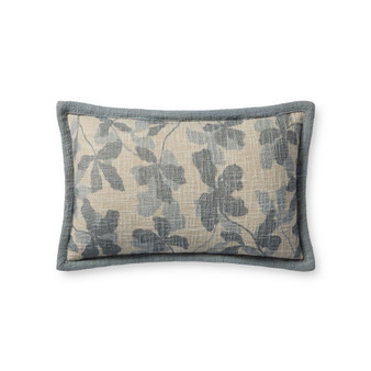 Brigette Romanek PBR0008 Blue  Natural 13 x 21 Cover wDown Pillow