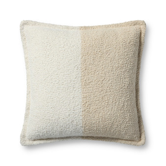 Brigette Romanek PBR0013 Ivory  Natural 18 x 18 Cover Only Pillow