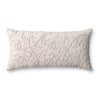 Loloi PLL0127 Natural 12 x 27 Cover wDown Pillow