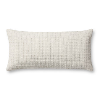 Jean Stoffer x Loloi PJS0015 Ivory 12 x 27 Cover wDown Pillow