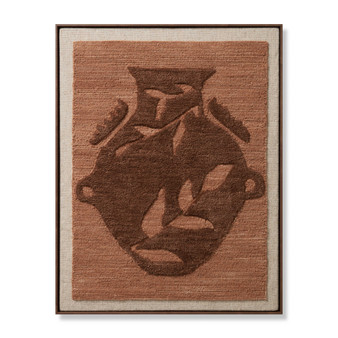 Loloi Narin Brown  Orange 2-11 x 3-9 Wall Art