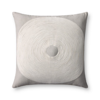 Loloi PLL0035 Taupe  Natural 18 x 18 Cover wDown Pillow